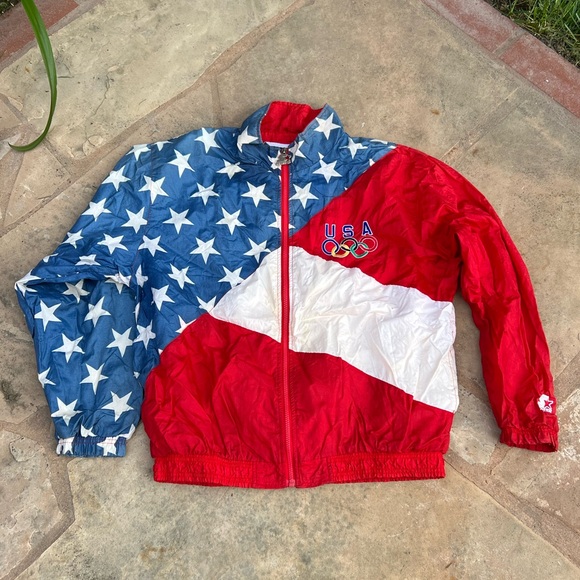 STARTER Other - Vintage Olympic 1990s STARS AND STRIPES Team USA Starter Jacket